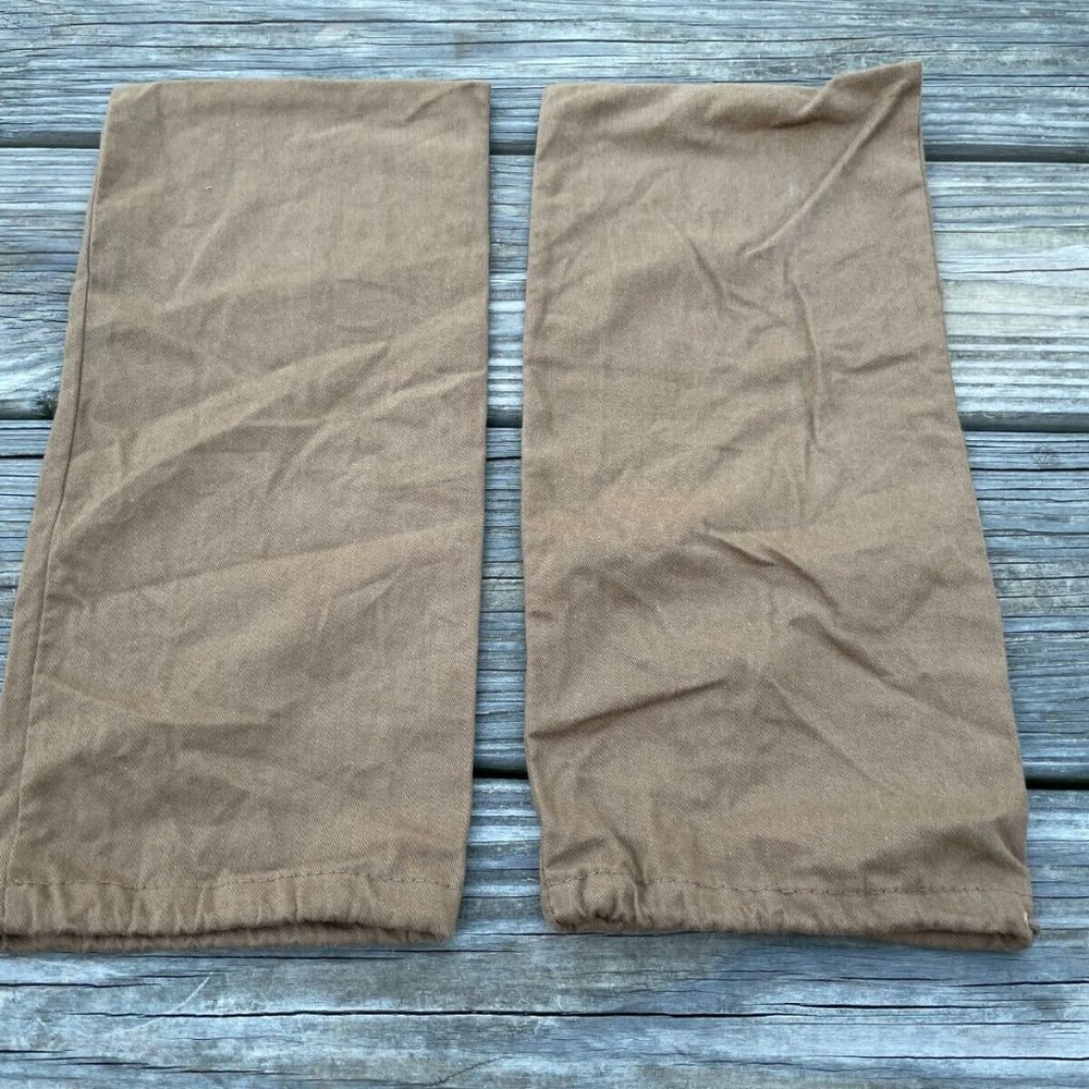 Gucci Dust Bag Brown Cotton Dustbag draw String Made in Italy set of 2 Authentic - Picture 5 of 11